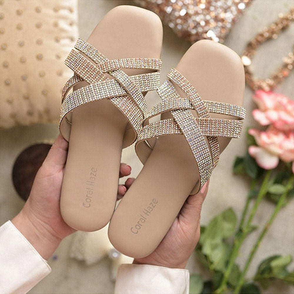 Coral Haze Sammy Rose Gold Flats