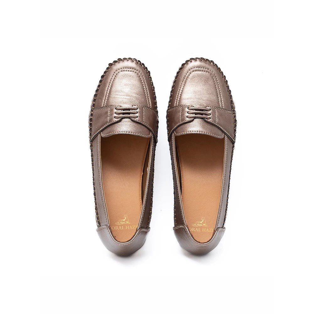 Coral Haze Cadence Bronze Loafers