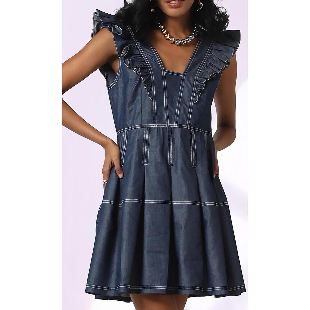 DARLYTTE Women Denim Esmee Dress