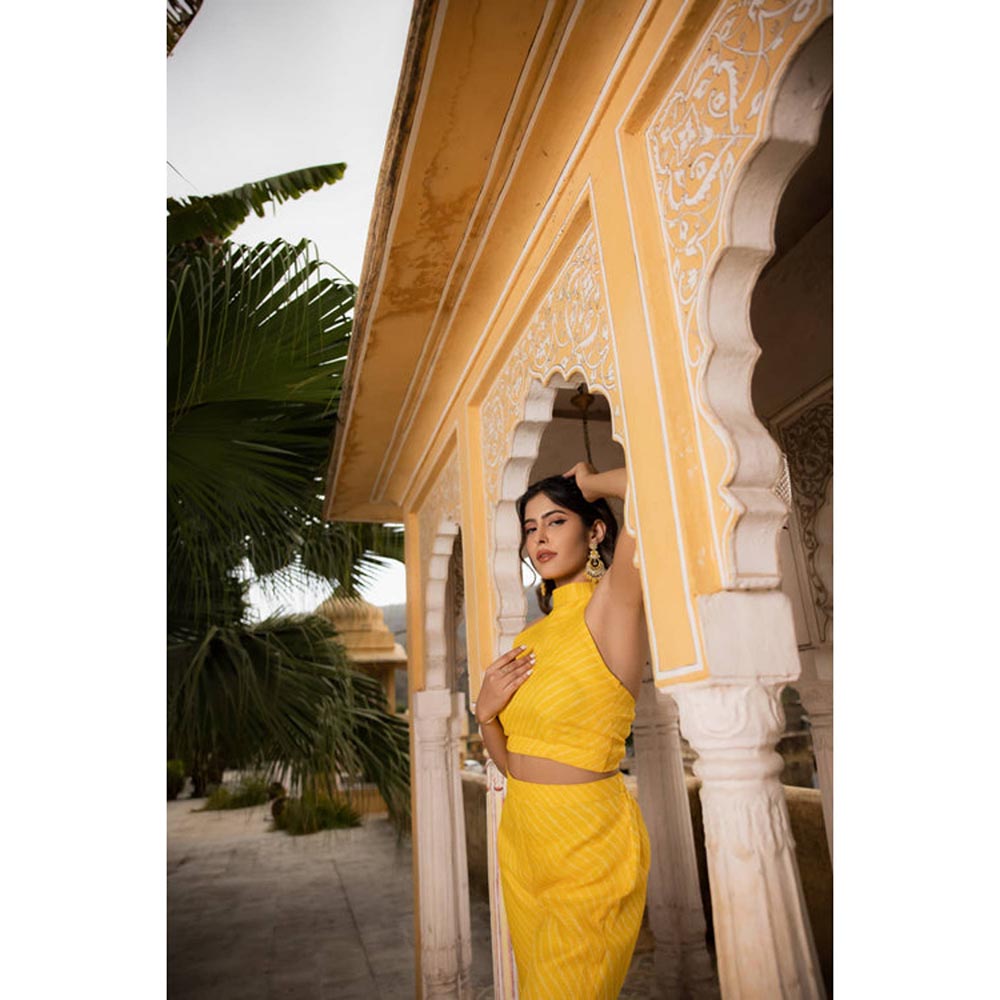 DEASHA INDIA Arika Yellow Co-Ords