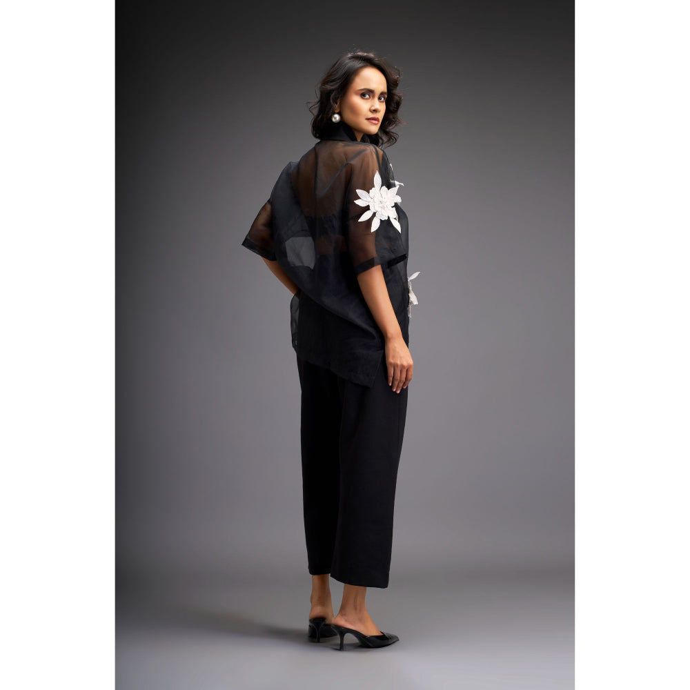 Deepika Arora Womens Multi-Color Shirt With Pant And Bustier (Set of 3)