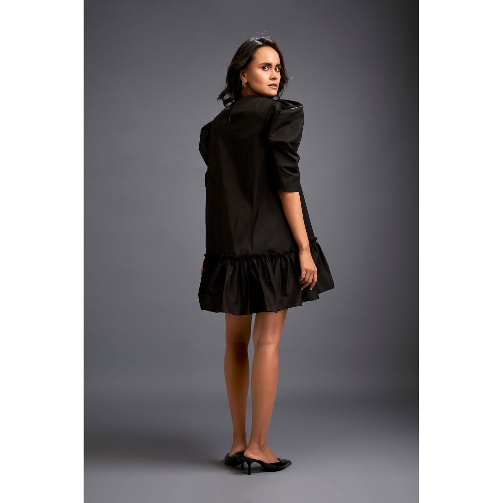 Deepika Arora Womens Black Dress