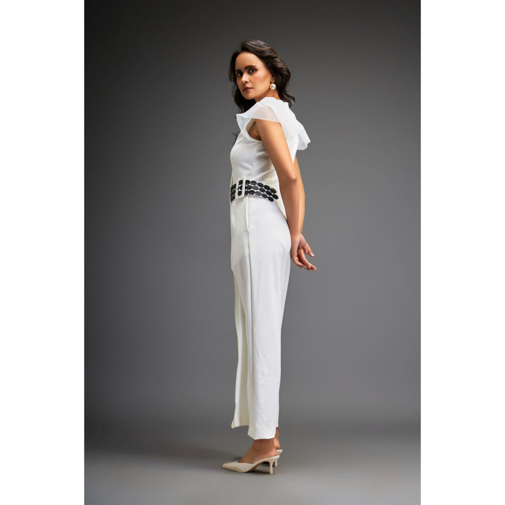 Deepika Arora Woemns White Jumpsuit