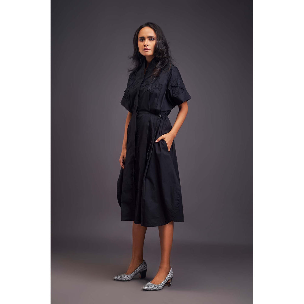 Deepika Arora Embroidered Black Dress