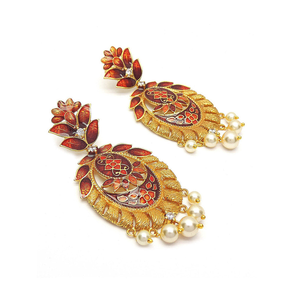 Divino Fire N Flower Multi-Color Danglers