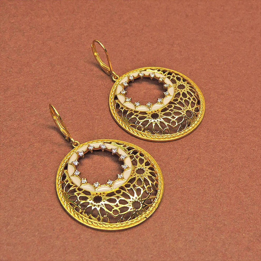 Divino Praline Shire Pink Danglers