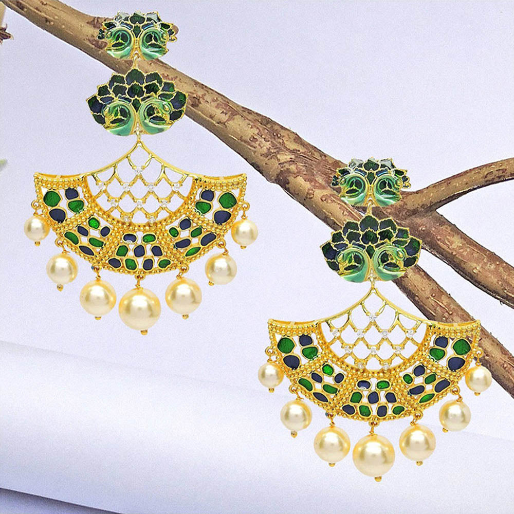 Divino Green & Blue Peacock Lake