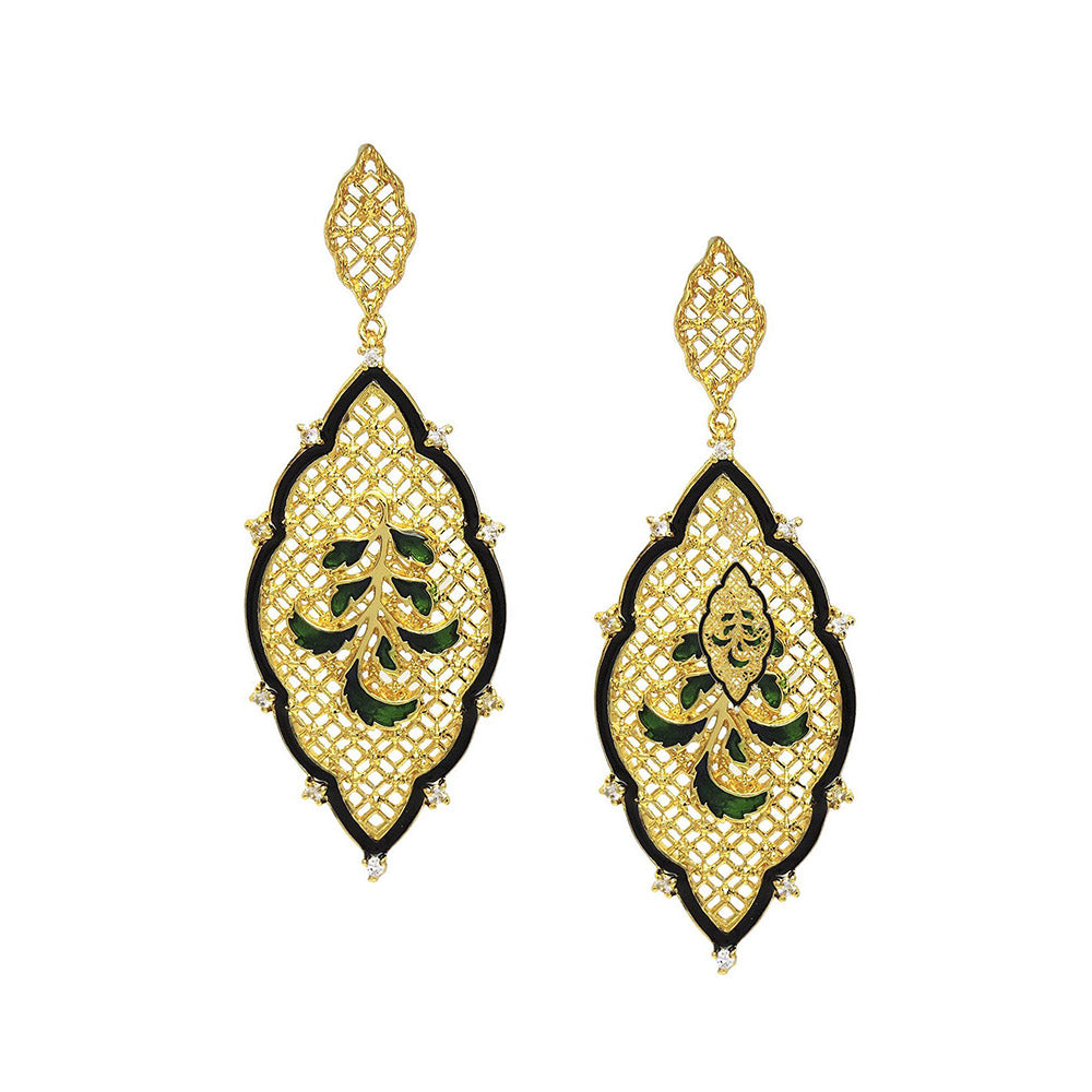 Divino Almost Night Multi-Color Danglers