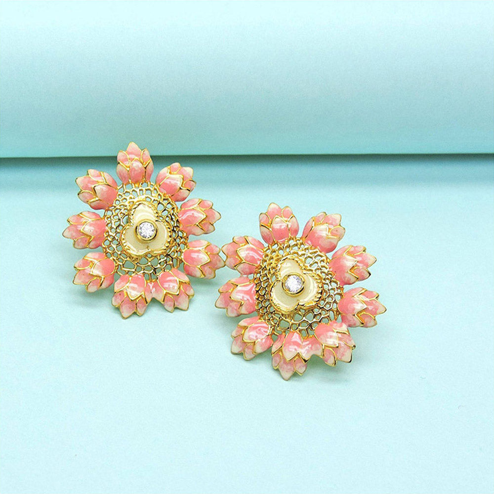 Divino Pink Warm Blush Studs