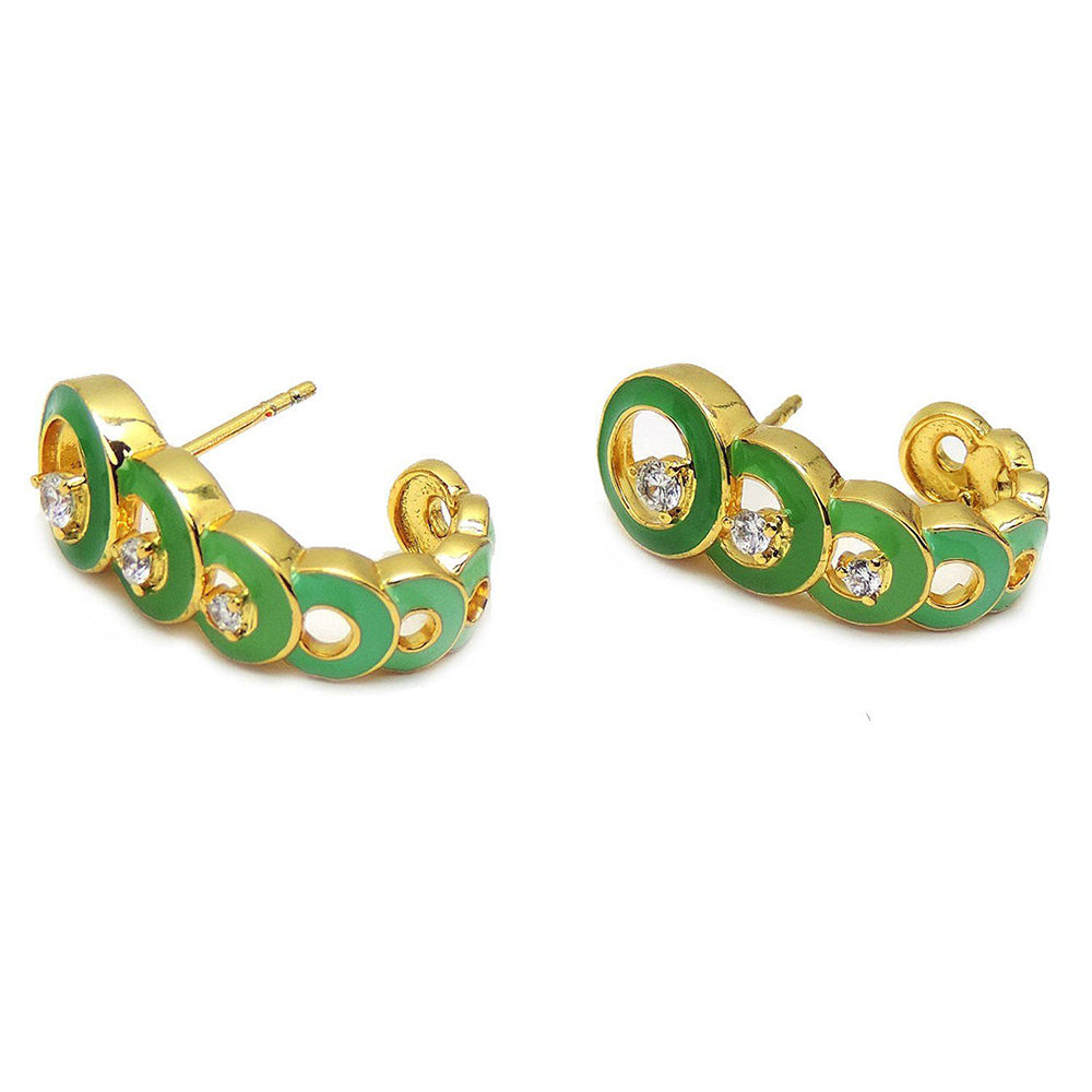 Divino Green Delights Half Hoops