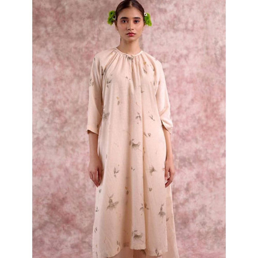 Doodlage Hayde Beige Kurta with Palazzo