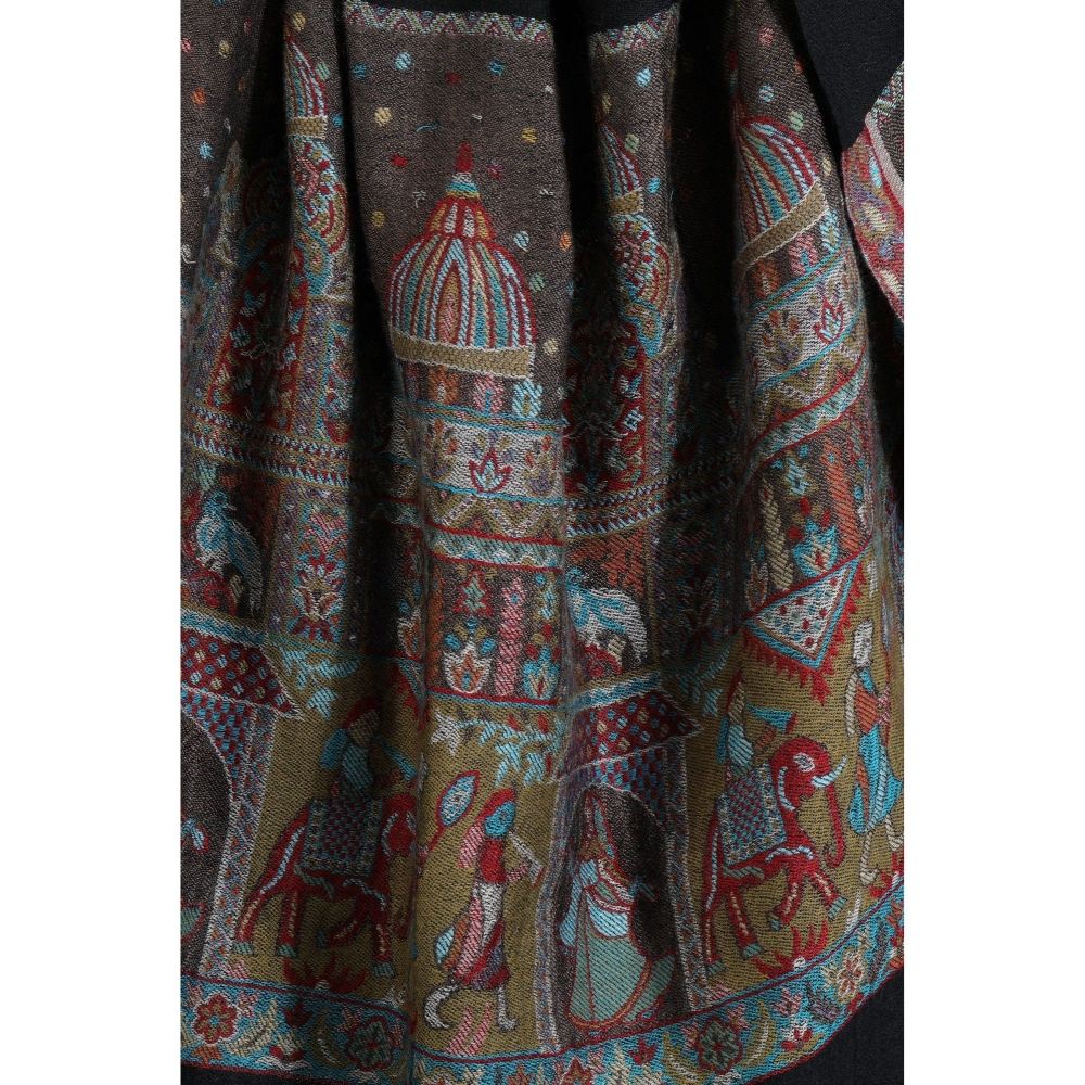 Dusala India Handwoven Cashmere Fine Wool Stole