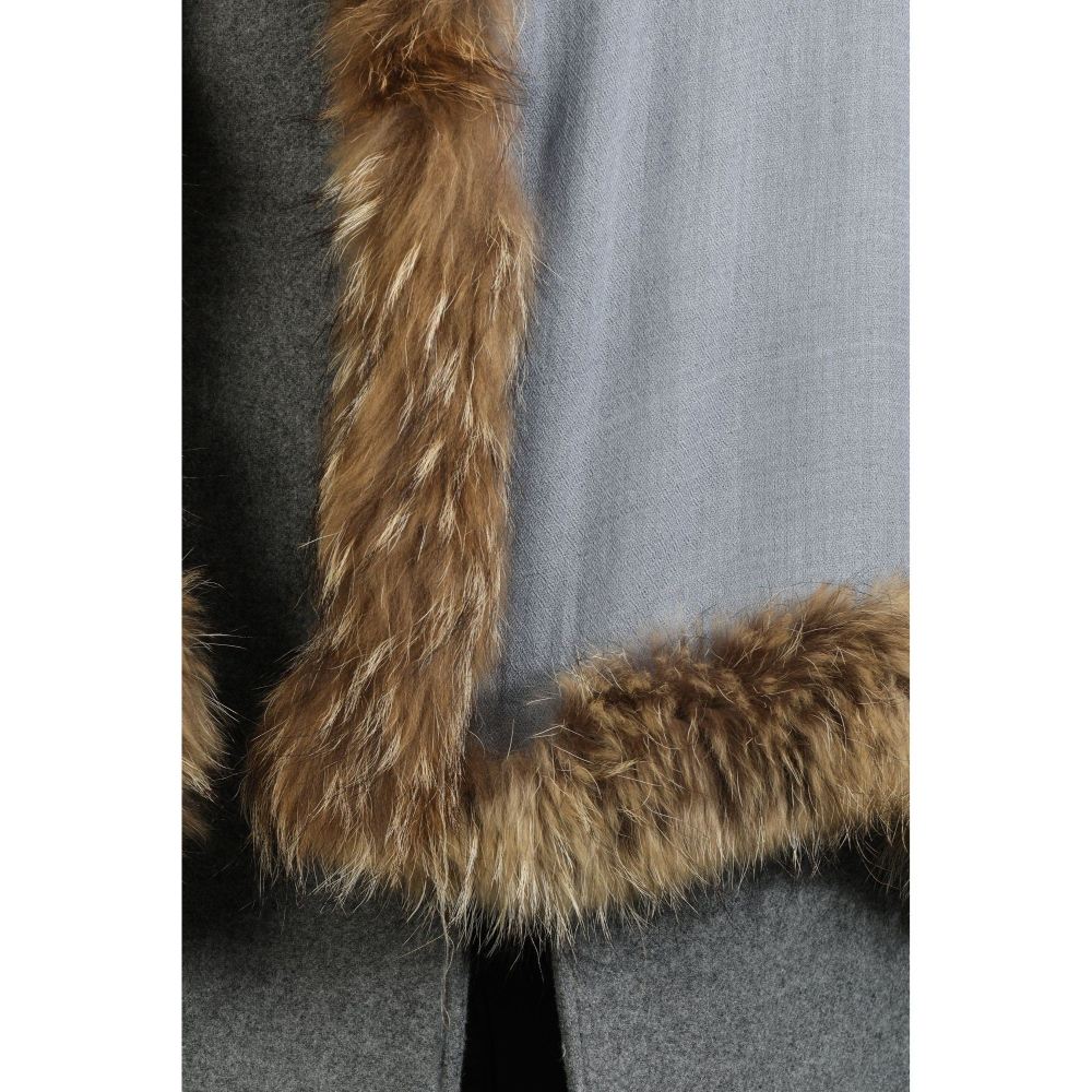 Dusala India Handwoven Cashmere Fine Wool High-Quality Fur Stole