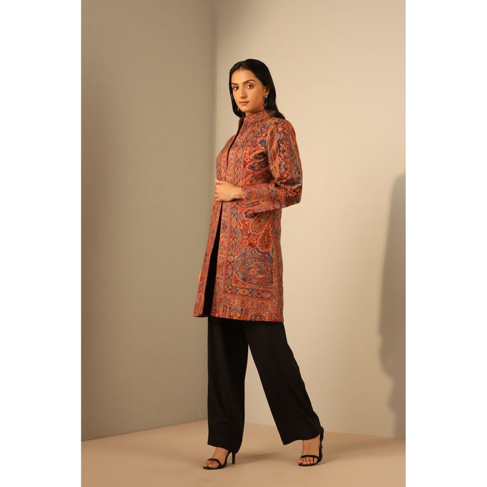 Dusala India Tara Fine Wool Silk Full Jacket