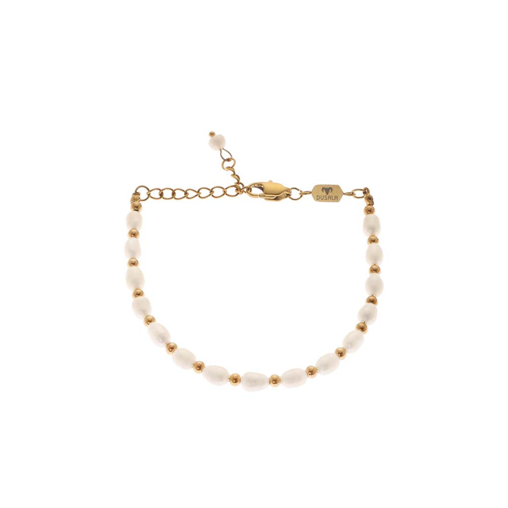 Dusala India White Daily Bracelet