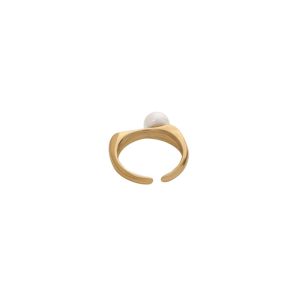 Dusala India White The Boho Rings