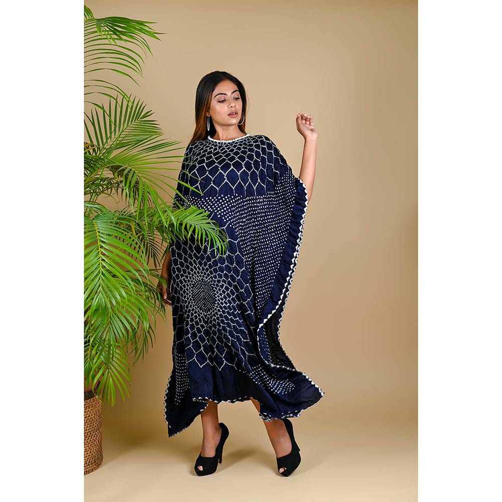 Dyelogue Three Flowers Kaftan