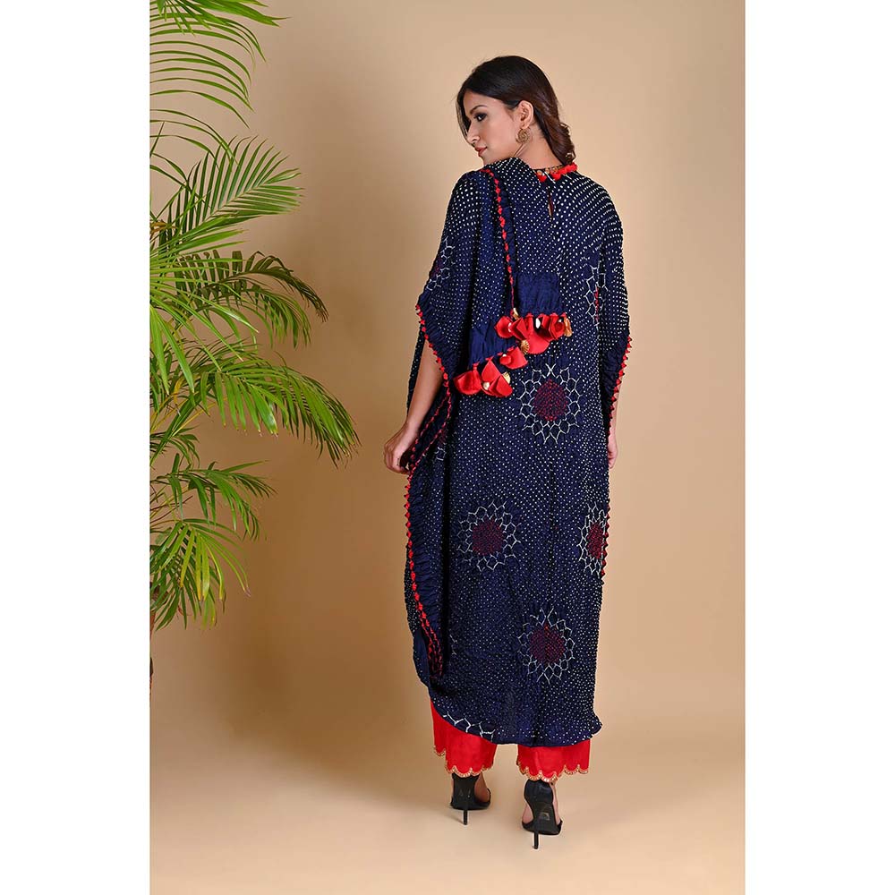 Dyelogue Drape Dress - Valley Of Flowers