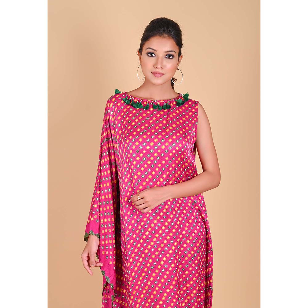 Dyelogue One Sleeve Knot Dress