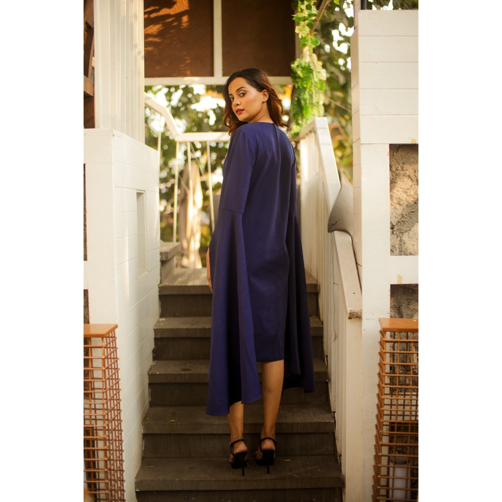 Echke Dress with Zipper Feature On Sleeves and Sides