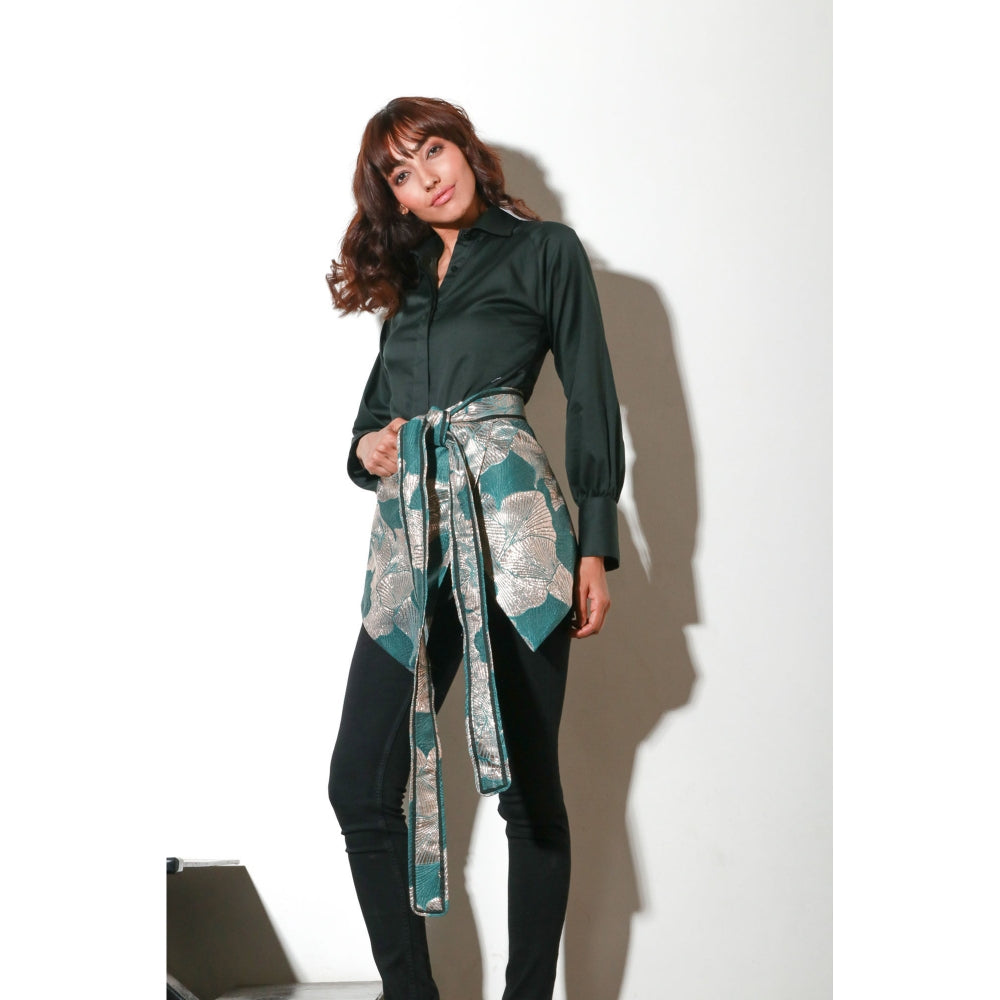 Echke Shirt with Jacquard Tie Up (Set of 2)