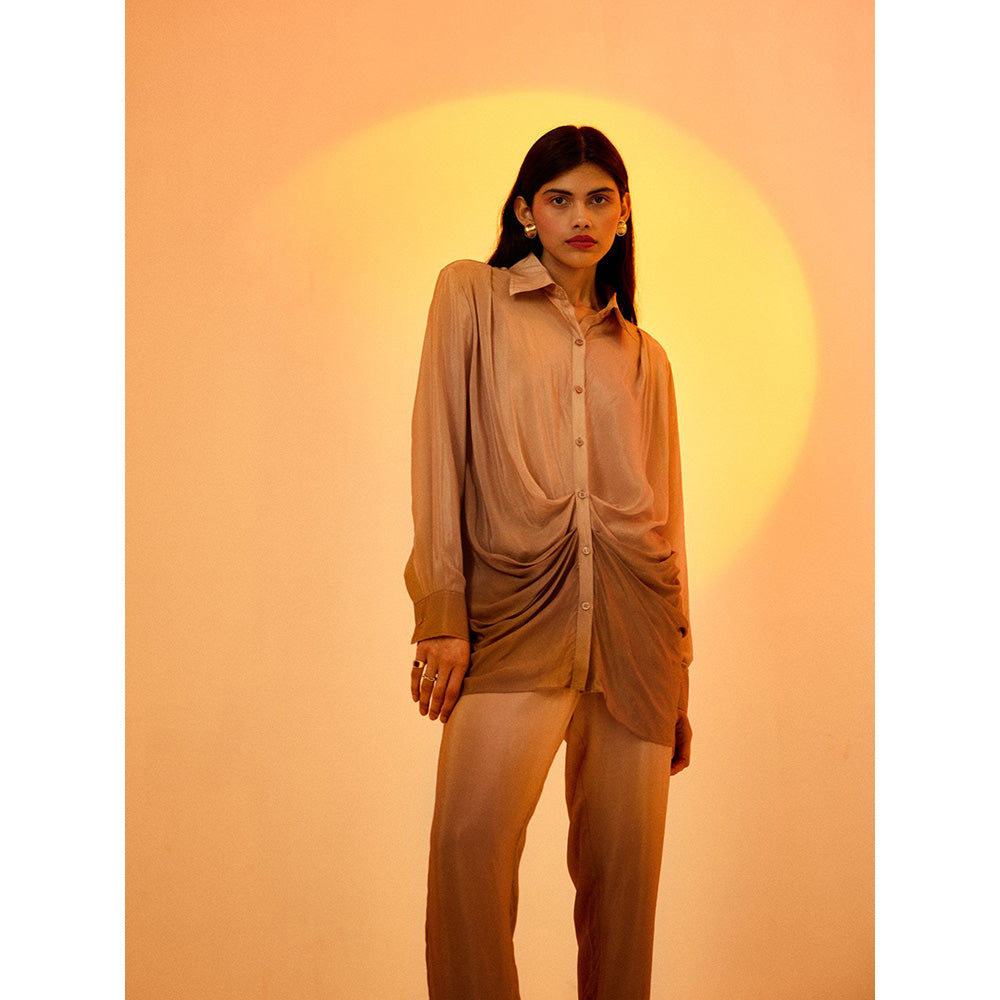 EchoStudio Latte Co-ord (Set of 2)