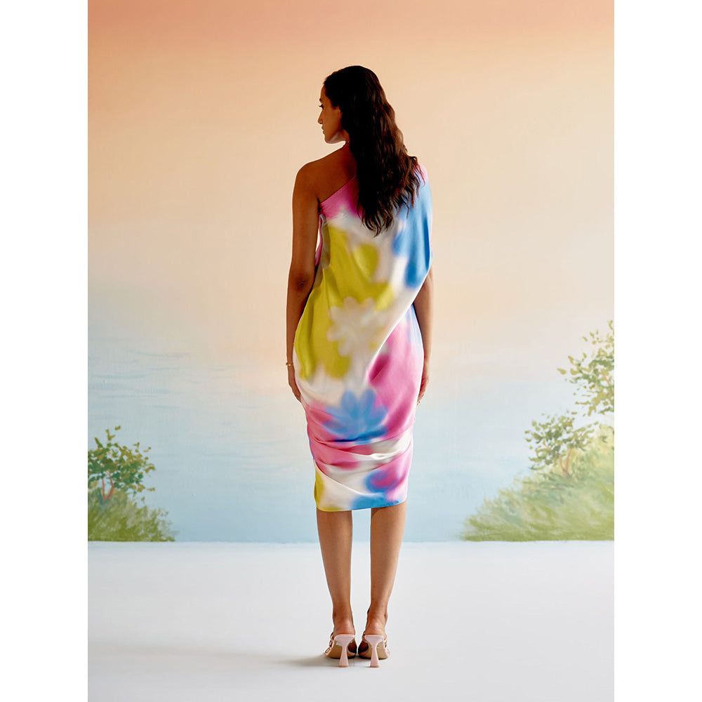 EchoStudio Multi-Colour Echo Lagoon Dress