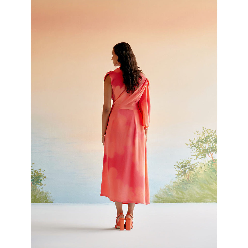 EchoStudio Peach Echo Juna Dress