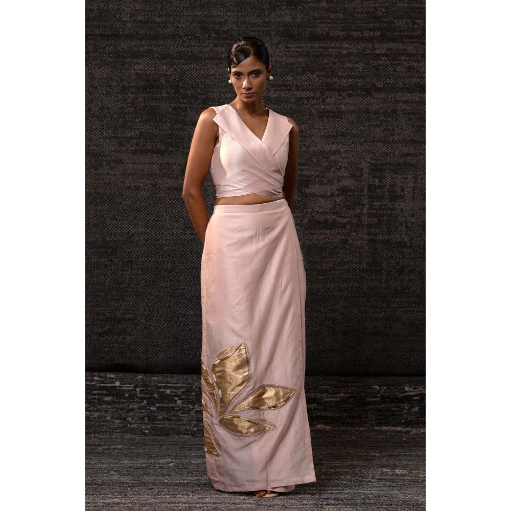 EEDA Pink Vest Top with Skirt