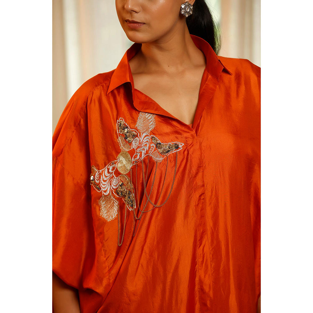 EEDA Tinka Rust Dress