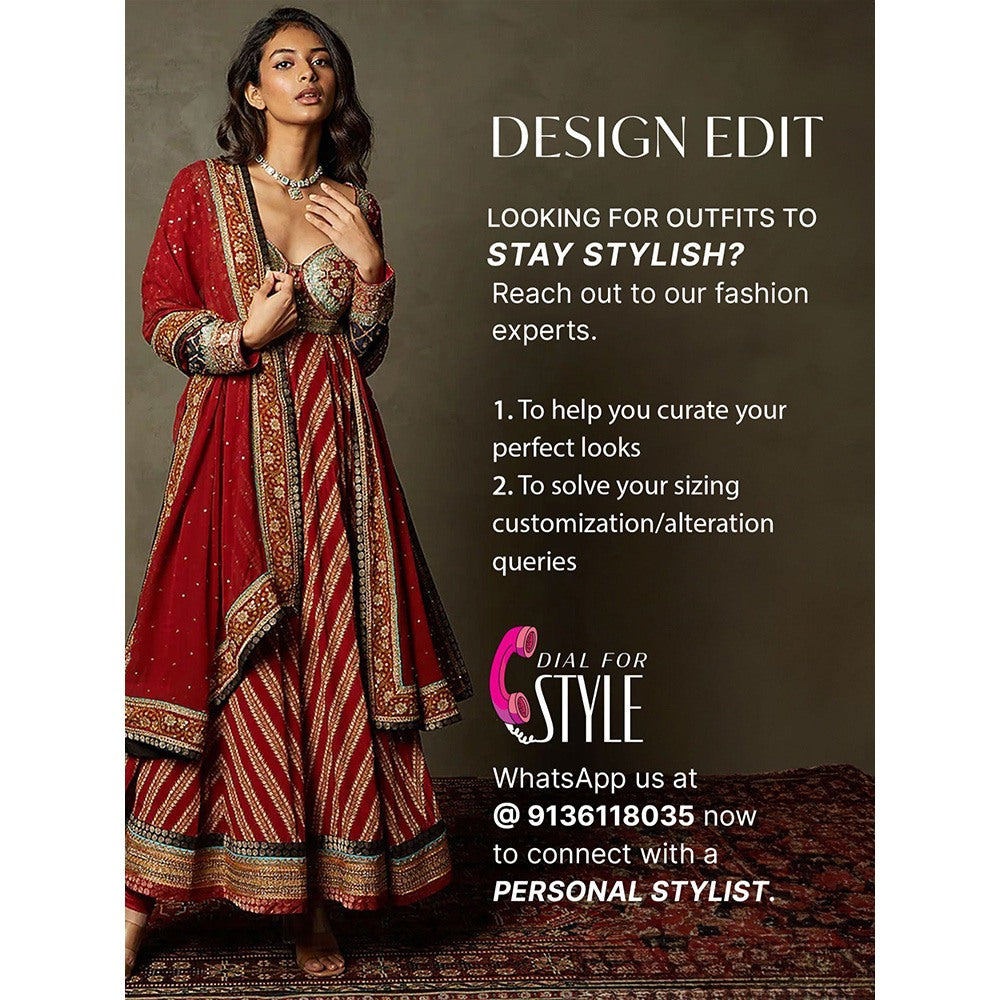 Ekavira Jashna Kalidar Off White Suit (Set of 3)