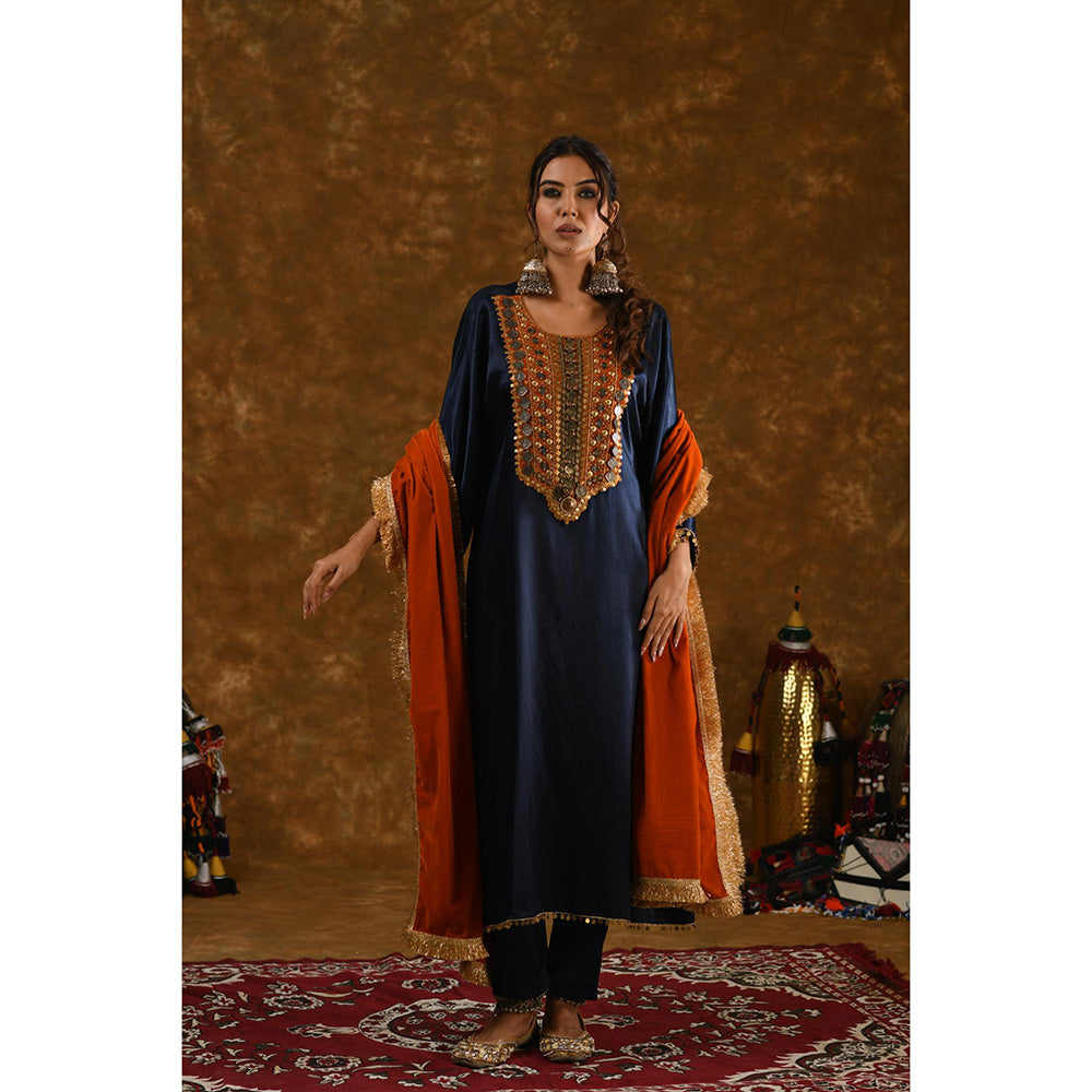 Ekavira Raahi Collection Zahra Embroidered Kurta and Pant (Set of 2)