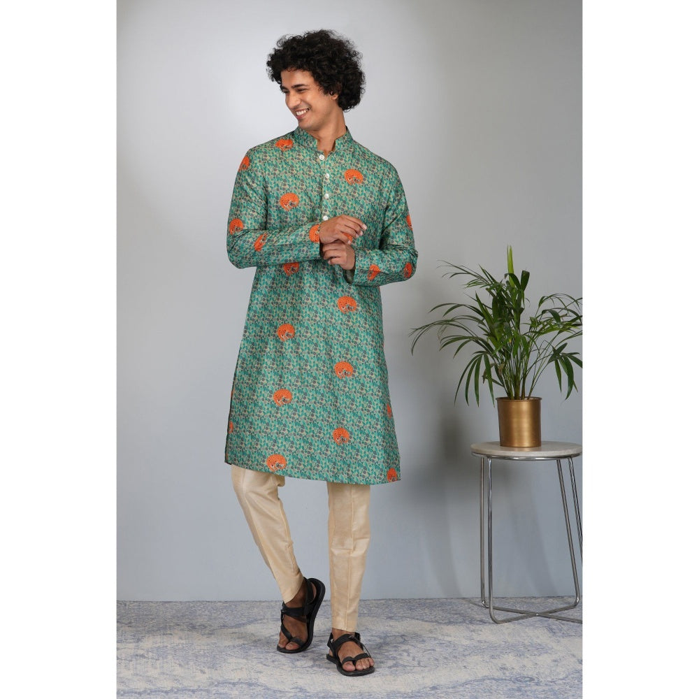 Eleven Brothers Tiger Land Printed Kurta Set (Set of 2)