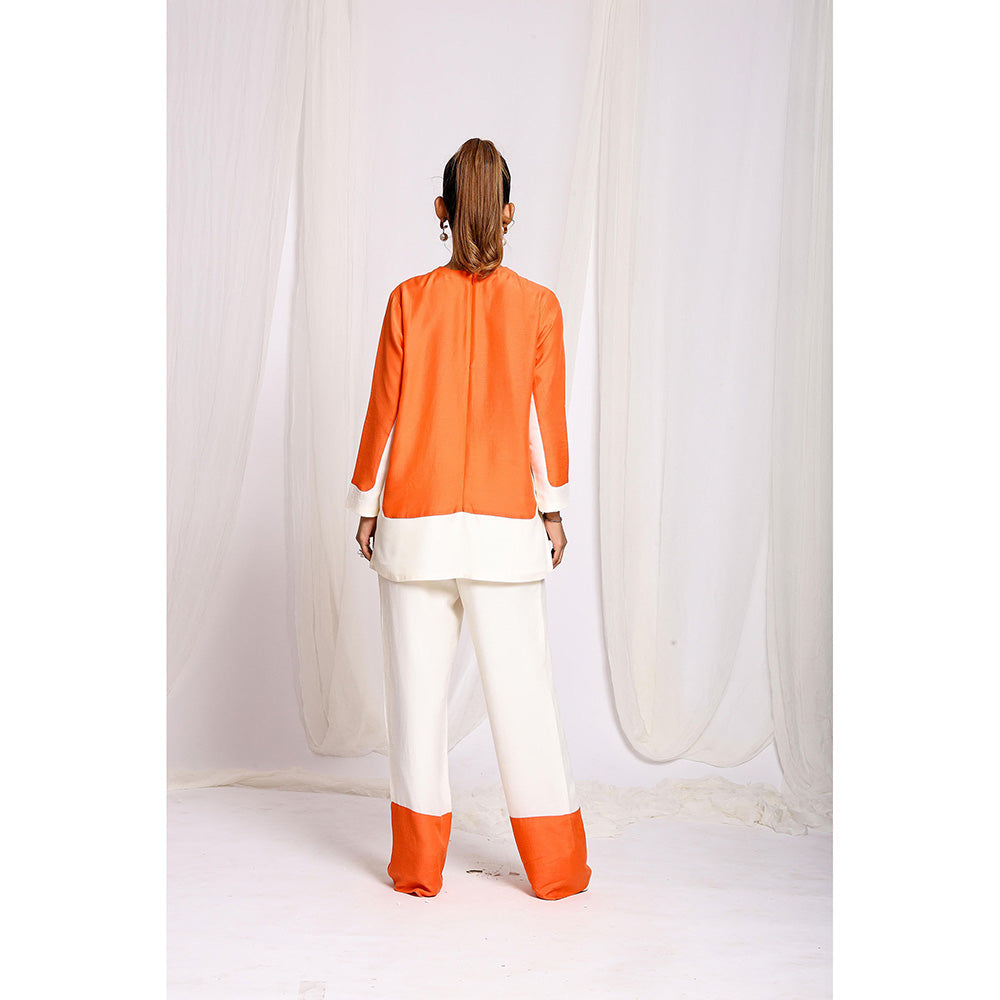 Ellemora Orange Solid Co-Ord (Set of 2)