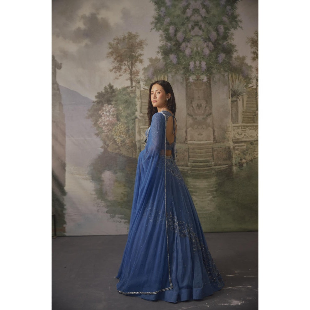 FALSA Elena Blouse with Lehenga & Dupatta