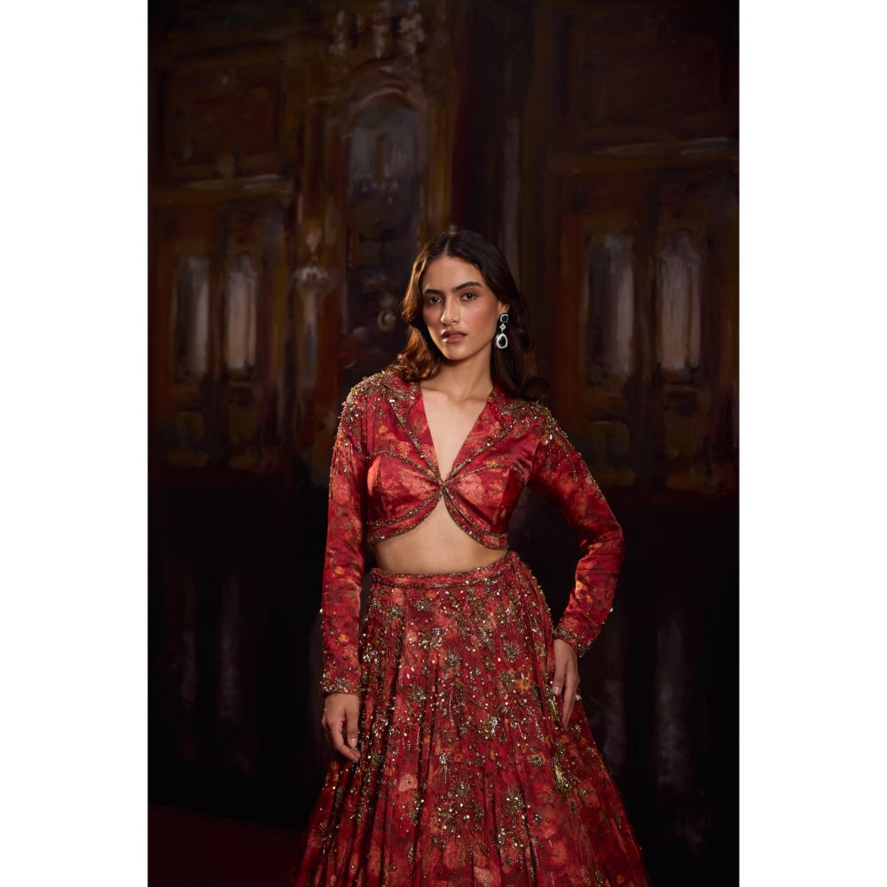 FALSA Ines Blouse With Lehenga