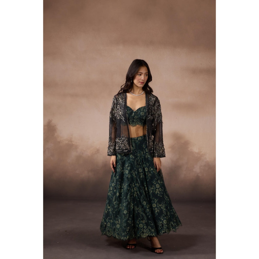 FALSA Gia Blouse with Jacket & Lehenga