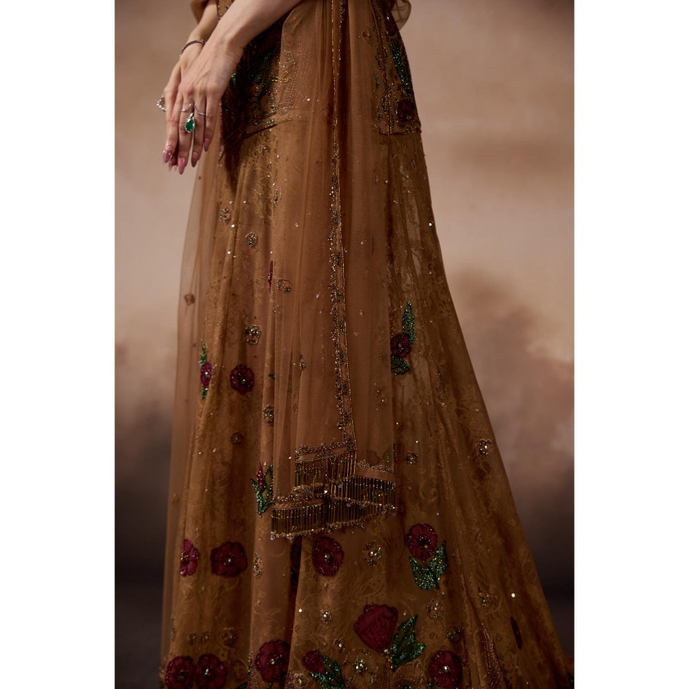 FALSA Lily Blouse with Lehenga & Dupatta
