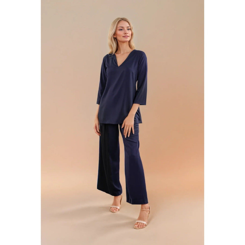 Fawn 24 Navy Blue Starlit Stella Top
