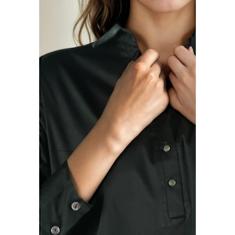 Fawn 24 Green Onyx Oversized Shirt