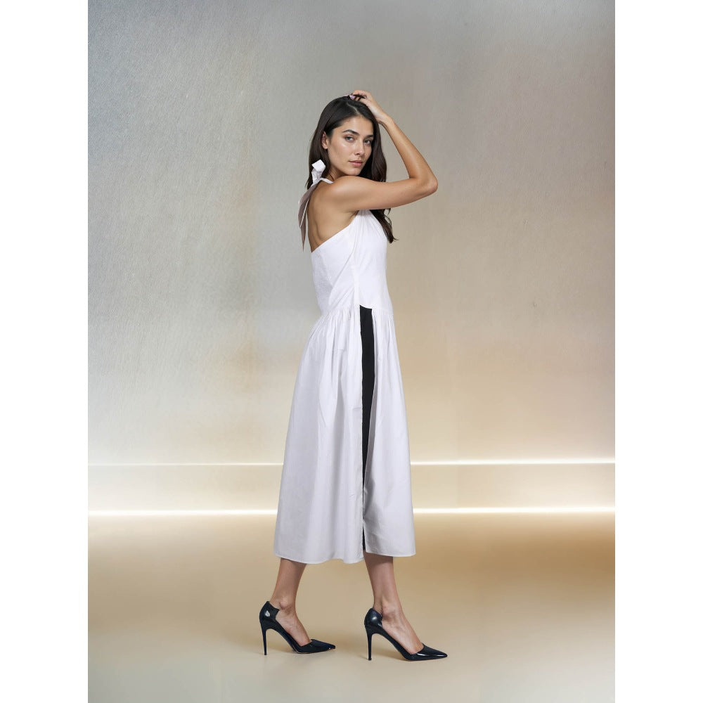Fawn 24 White Poplin Swing Dress