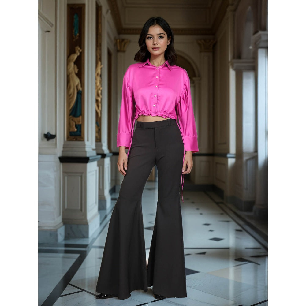 Fawn 24 Pink Cropped Shirt