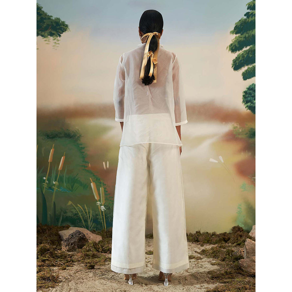 FEBo6 Wildflower Off White Pant