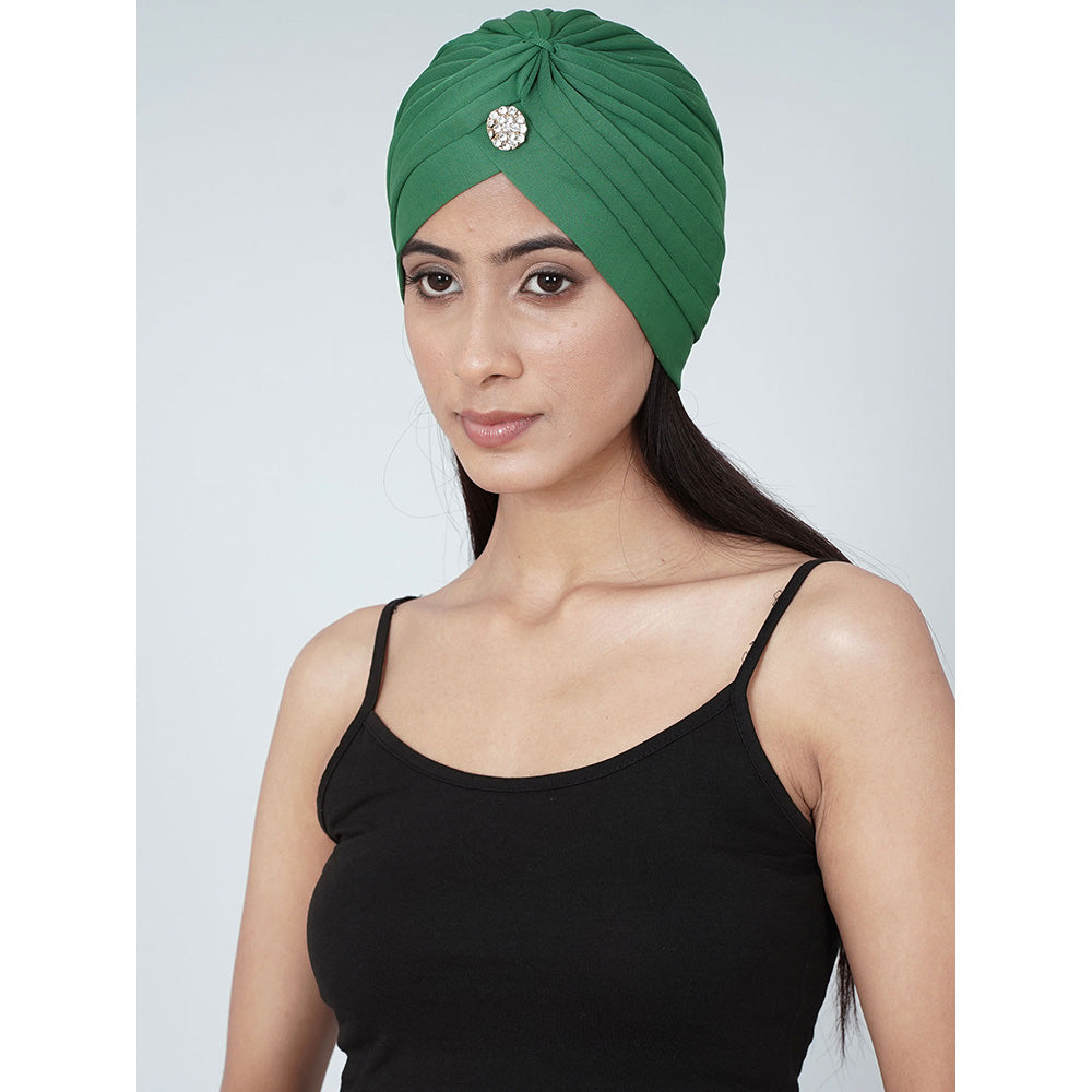 First Resort by Ramola Bachchan Green Turban