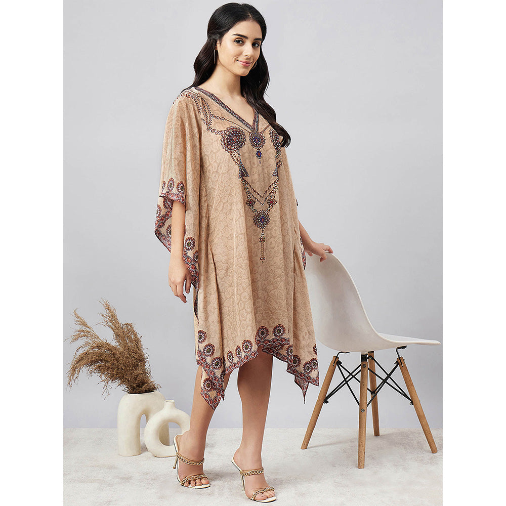 First Resort by Ramola Bachchan Pearl Kaftan Dress