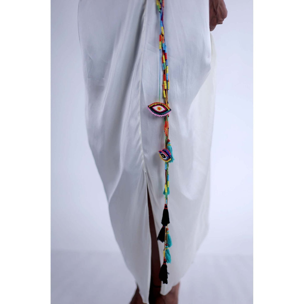 Firki by Sweta White Angelique Kaftan Dress