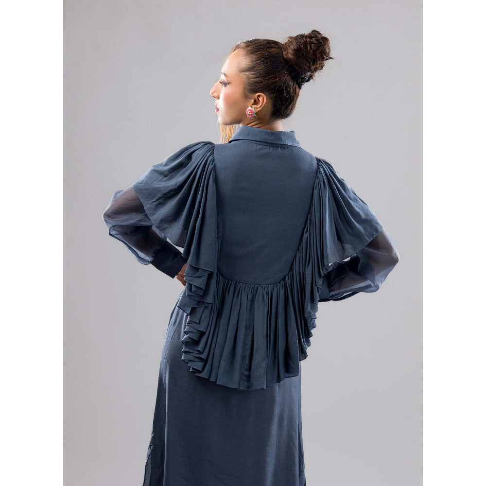 Firki by Sweta Grey Noir Dress