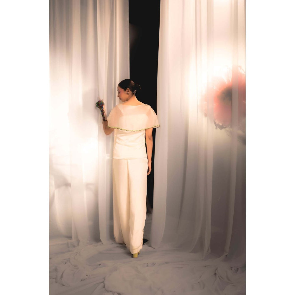 Firki by Sweta Women Ivory Floral Top