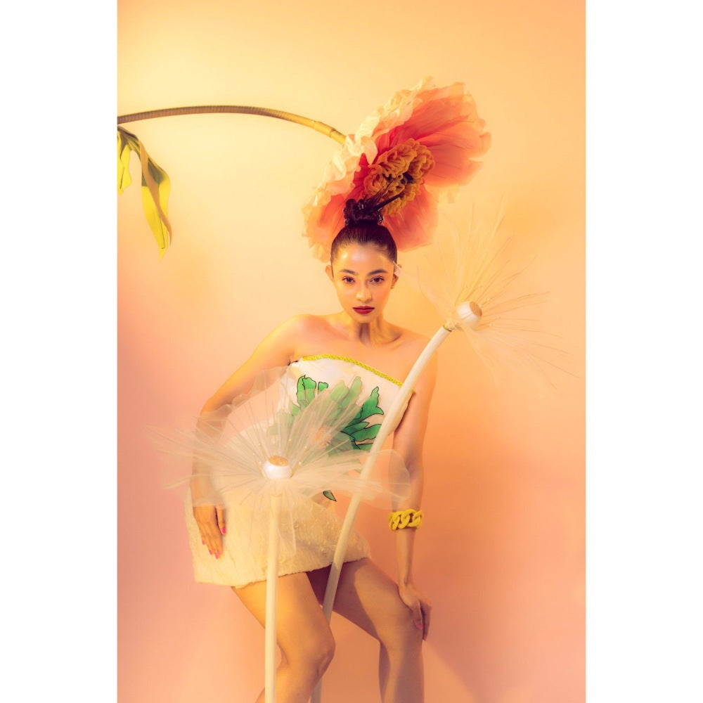 Firki by Sweta Ivory Grace Strapless Tube Top