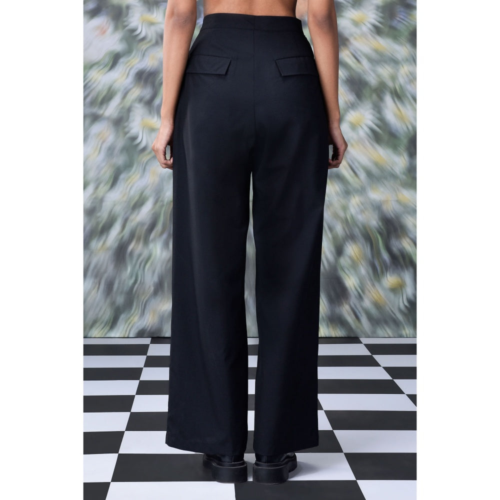 Genes Lecoanet Hemant Women's Cotton Twill Trouser - Black
